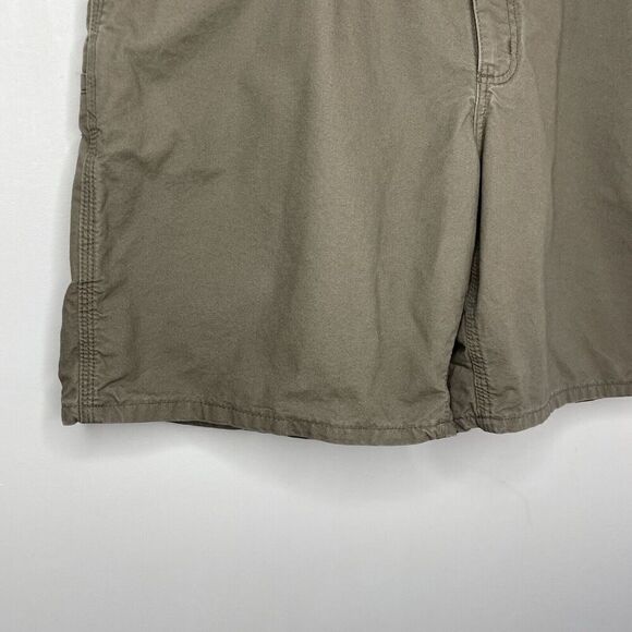 CARHARTT Work Shorts Mens 42 Brown Canvas Utility 100% Cotton B144 - Picture 5 of 11